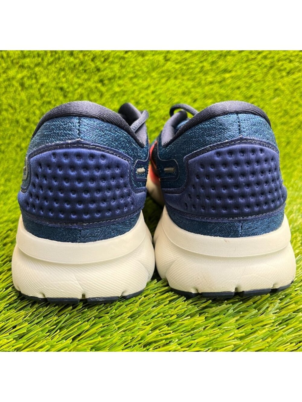 Brooks Trace 2 Mens Size 11.5 Blue Red White Athletic Running Shoes Sneakers - Picture 6 of 10